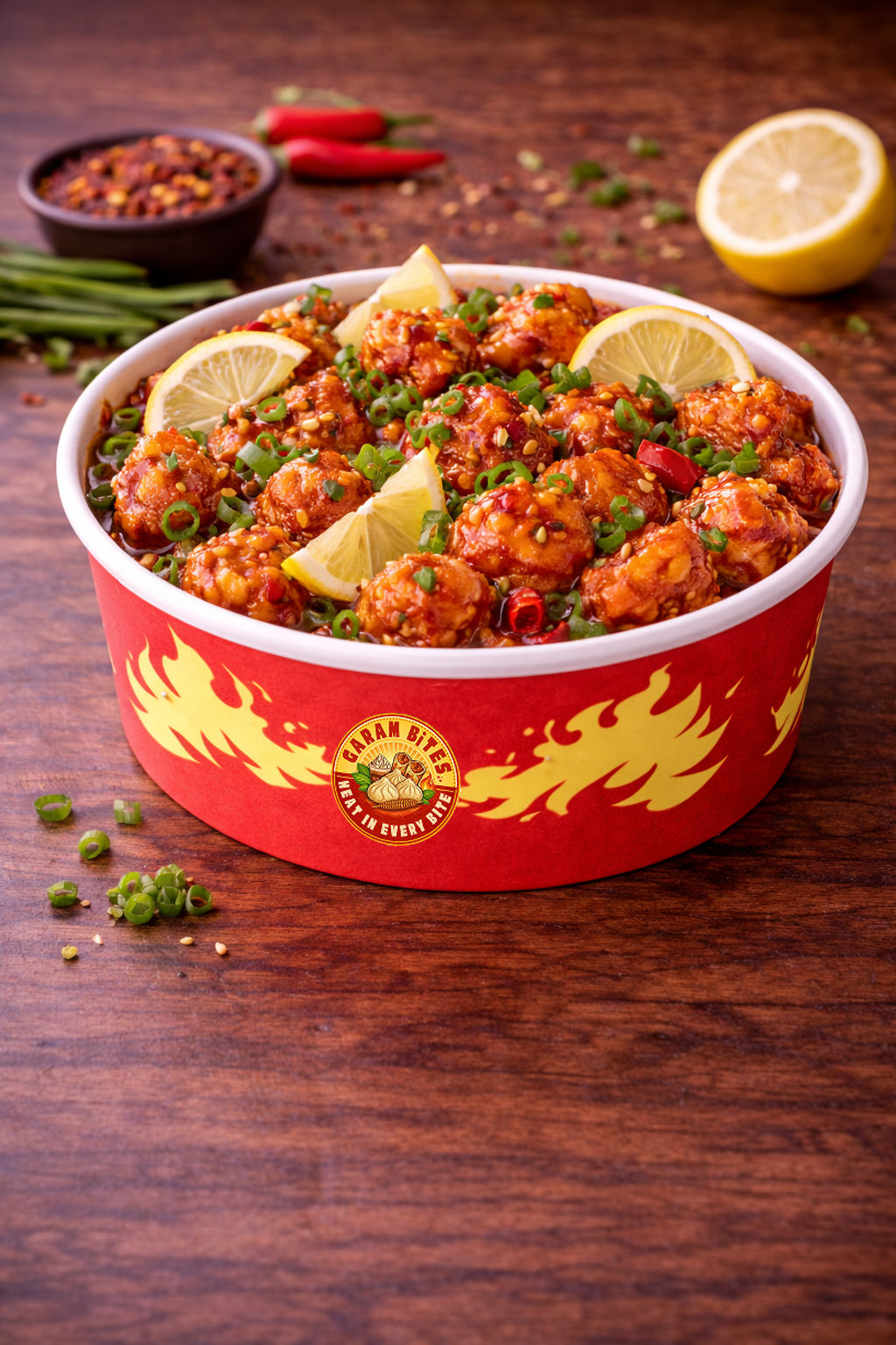 LEMON CHILLI CHICKEN DRY