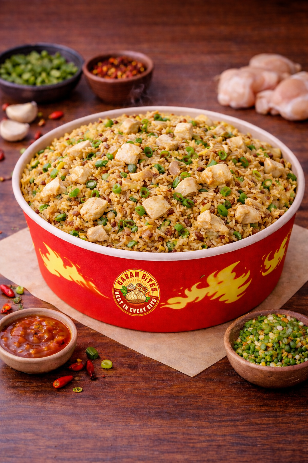CHICKEN FRIED RICE