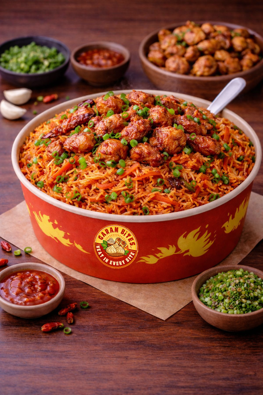 CHICKEN SCHEZWAN RICE
