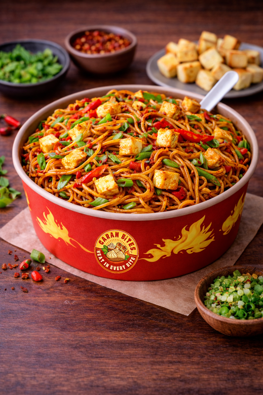 PANEER CHILLI GARLIC NOODLES